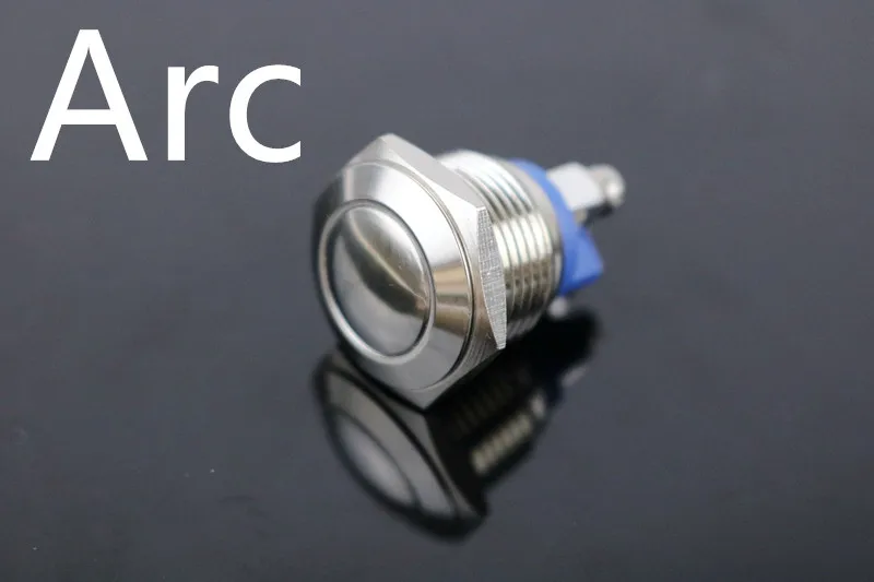 16 мм Кнопка запуска звукового сигнала мгновенный металлический кнопочный