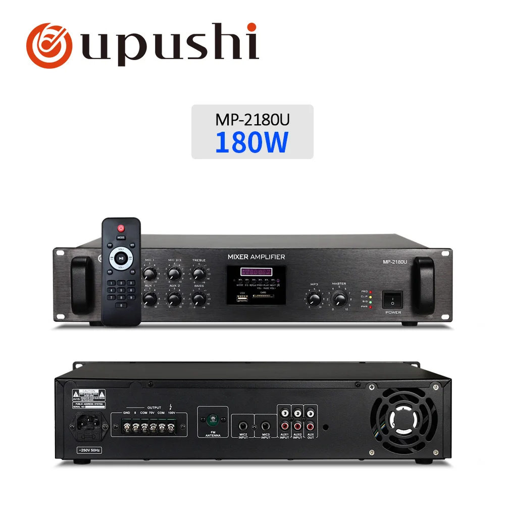 Oupushi MP-2120DU усилитель мощности с TD202 потолочный динамик посылка наборы для PA системы