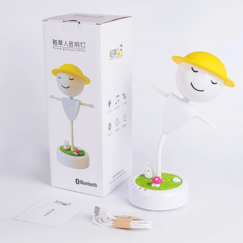 Чучело ночник USB Перезаряжаемый светодиодный декоративный милый Jackstraw украшения