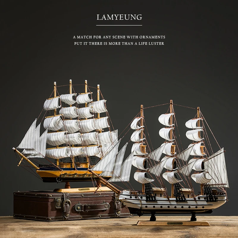 Реалистичная миниатюрная деревянная модель корабля пирата морской корабль