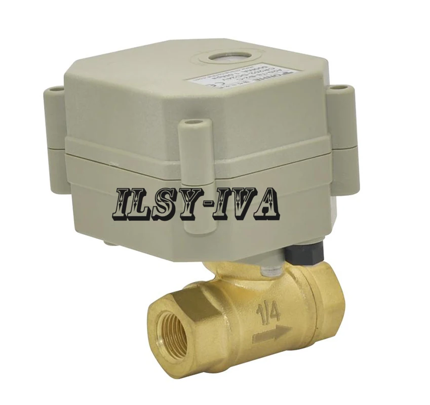 DN8 латунный переключатель типа DC24V CR2 01 2 полосный Электрический шаровой кран|electric