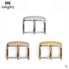 Пряжка для браслета часов из нержавеющей стали цвета розового золота 304, 12-22 мм, высококачественные пряжки для ремешка, классические аксессуары для часов с плоским интерфейсом