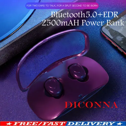 Беспроводные TWS Мини bluetooth 5 0 стерео наушники водонепроницаемые
