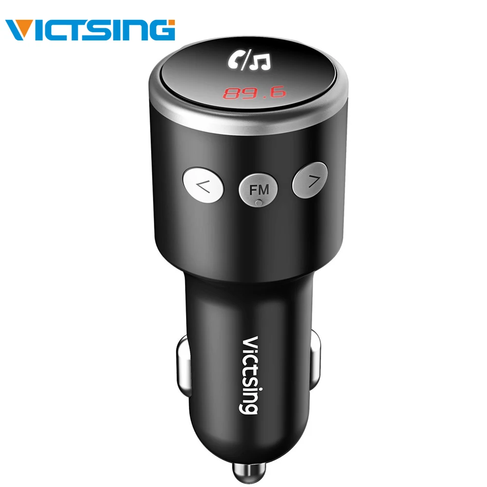 VicTsing fm передатчик Bluetooth Автомобильный QC3.0 беспроводной 4 2 радио адаптер Hands Free Dual