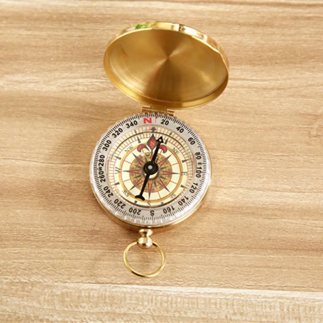 Портативный Мини Компас точный удобный Guider кемпинг выживания флип чехол дизайн