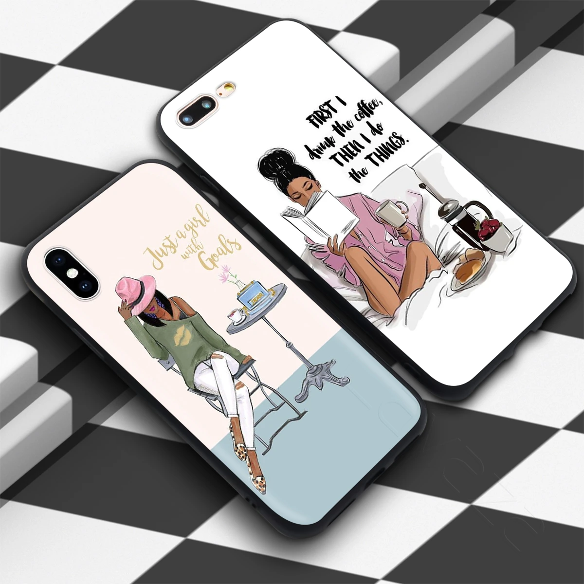 Lavaza Vogue Princess Girls Female Coffee Чехол для iPhone 12 mini 11 Pro XS Max XR X 8 7 6 6S Plus 5 5s se | Мобильные