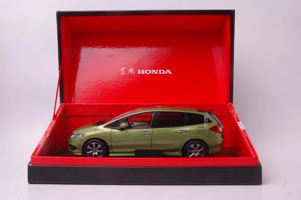 1:18 литье под давлением модель для Honda jade зеленый вагон Игрушечная машина из сплава миниатюрная коллекция подарки ДЖАЗ Fit