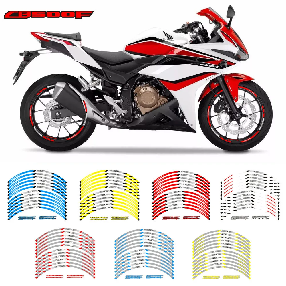 Новая наклейка на колеса мотоцикла 12 шт. толстый край внешний обод в полоску