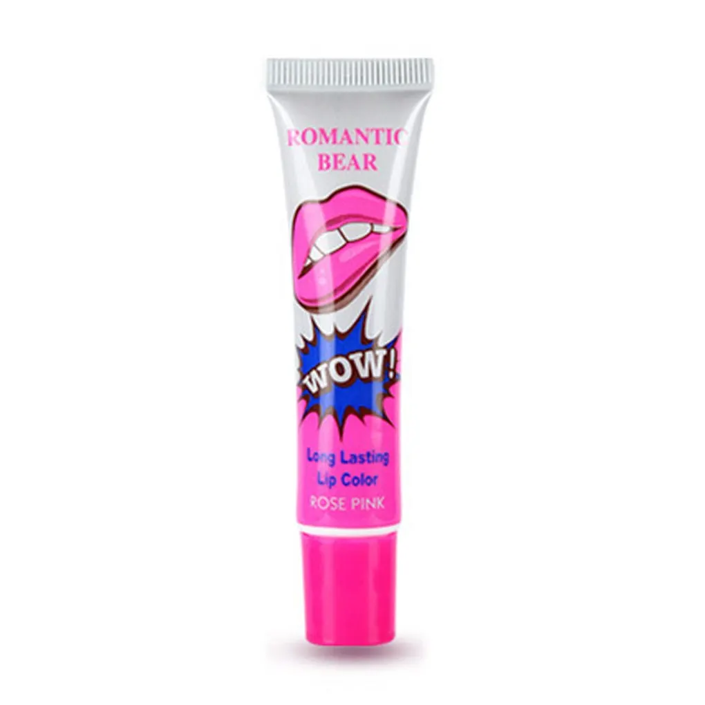 NO2 6 colors Girls women Lipstick 1pcs liquid matte lipstick romantic bear - Цвет: NO2