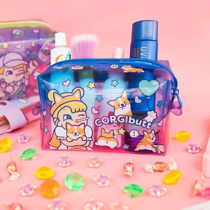 Bentoy Milkjoy Единорог ПВХ мультфильм Водонепроницаемый Косметический чехол желе