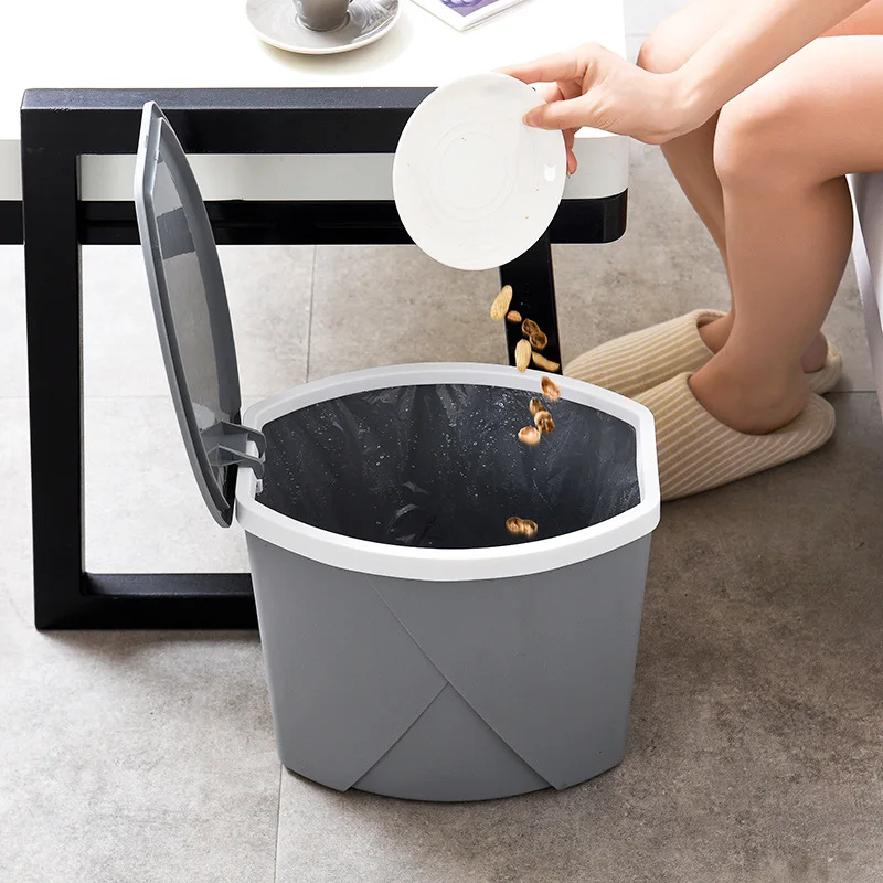 Прессованный Тип пластиковый мусорный бак Бытовая Кухня Ванная комната гостиная