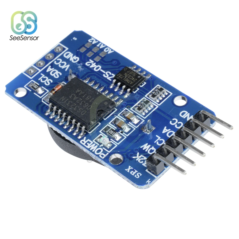 DS3231 DS3231SN AT24C32 IIC Module Precision RTC Real Time Clock Memory 3.3-5 .5V For Arduino | Инструменты