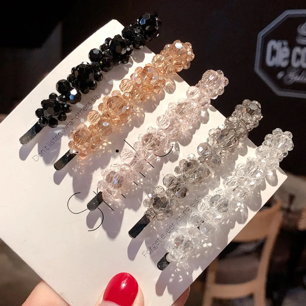 Заколки для волос MISM женские в Корейском стиле с искусственными кристаллами