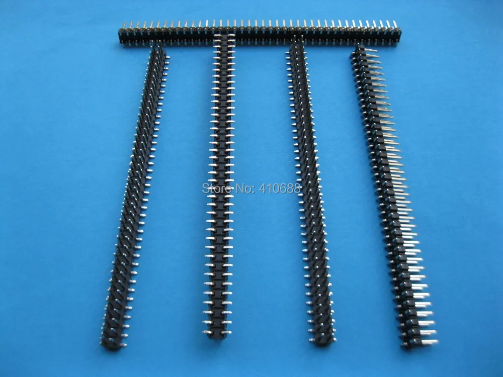 300 шт. SMT SMD 2 54 мм 2x40 80pin хрупкий штыревой разъем двухрядная лента|strip rgb|connector