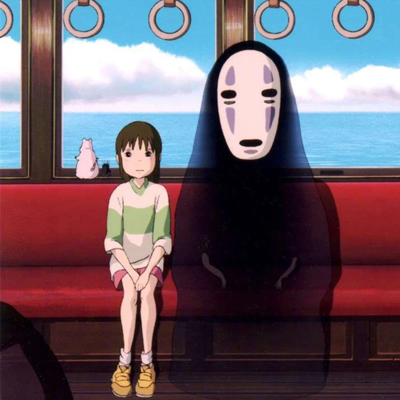 Костюм для косплея Hayao Miyazaki с изображением человека без лица одежда вечеринки на