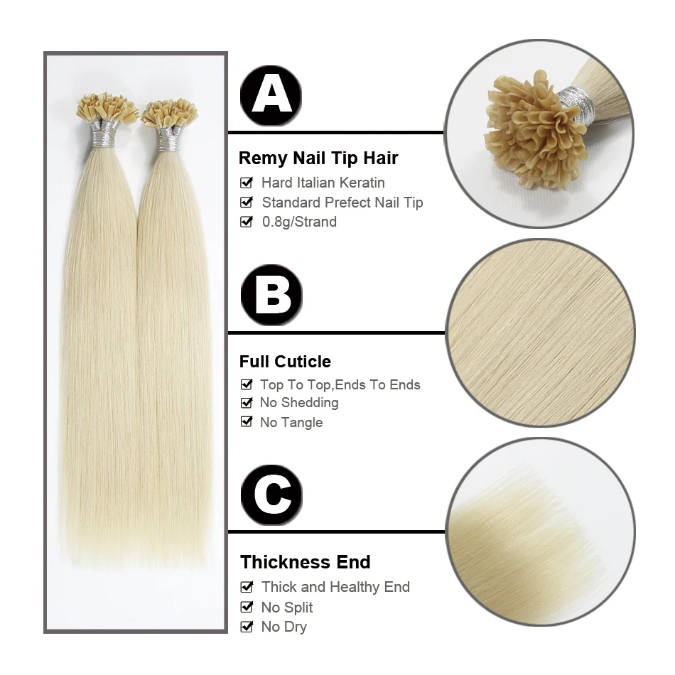 FOREVER HAIR 0,8 г/локон 1" Remy европейские капсулы для наращивания волос кератиновые накладные натуральные человеческие волосы 50 шт./pac