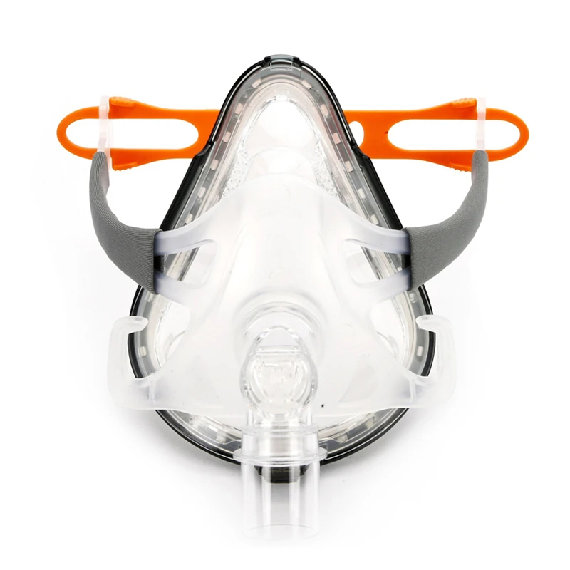 BMC F1A маска на все лицо для храпа применяется к медицинской CPAP BiPAP силиконовый гелевый Материал Размер/М/Л с зажимом для головного убора