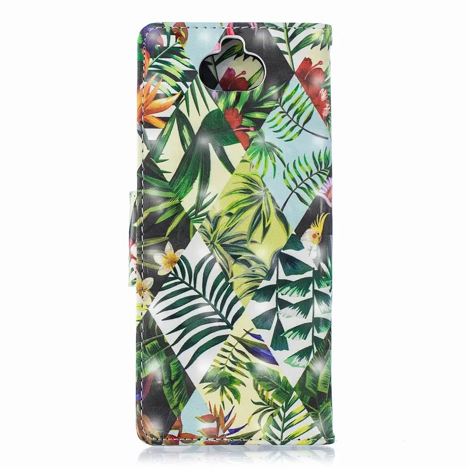 Кожаные чехлы-подставки с изображением слона для Xiaomi Poco F1 Redmi 5 Plus Note 5A 6A 6 Pro Y1 Lite, чехлы с отделениями для карт и Откидывающейся Крышкой, чехол-книжка D07Z