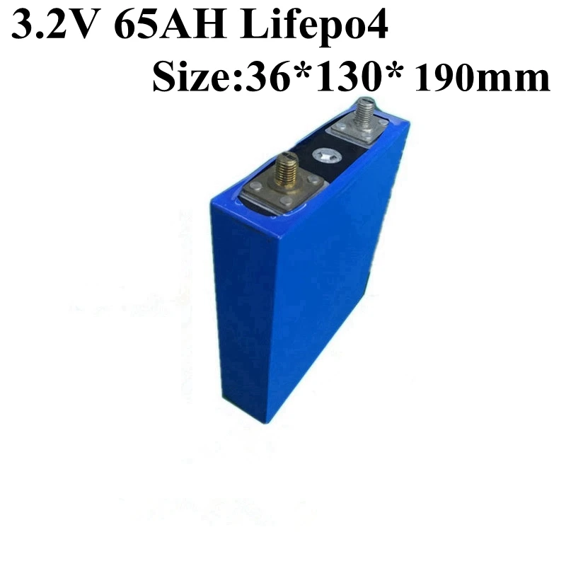 Большая аккумуляторная батарея высокой мощности 3 2 В Lifepo4 65 Ач а разряд 3C 50 для