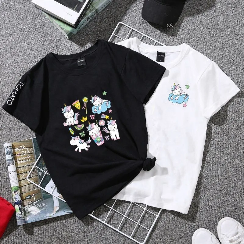 Симпатичный единорог термонаклейка с рисунком из мультфильма винила радуга на