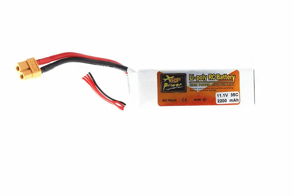 LeadingStar ZOP Power 11 1 В 2200 мАч 35C 3S 3S1P Lipo Battery XT60 Plug перезаряжаемый для радиоуправляемых