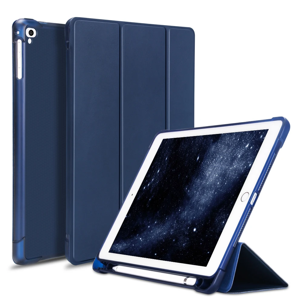 ZAIWJ пенал с подставкой для Apple iPad 9 7 дюймов (2018 Новый) A1822 A1823 A1893 A1954 PU кожаный смарт