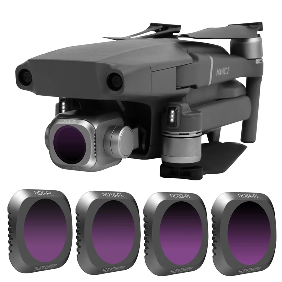 Фильтр для дрона ND8PL ND16PL ND32PL ND64PL нейтральные фильтры камеры DJI Mavic 2 Pro