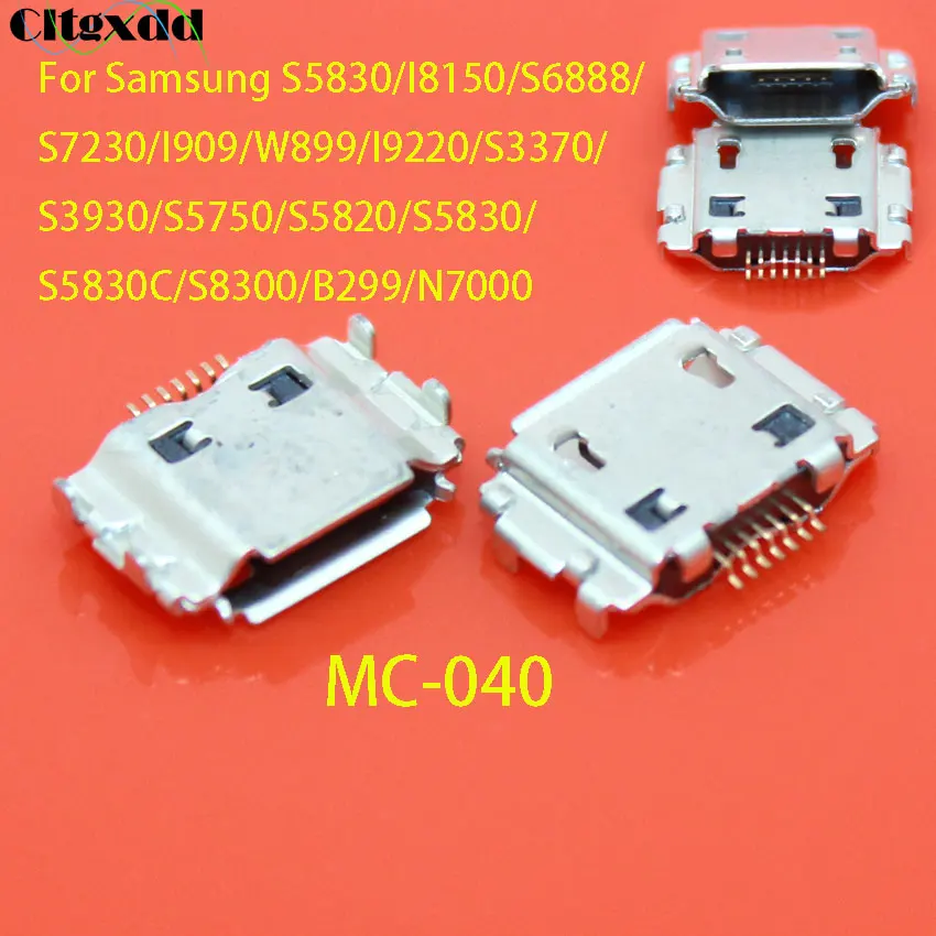 Cltgxdd 10 шт. гнездовой разъем Micro USB Женский Разъем 11/контактный зарядный порт для