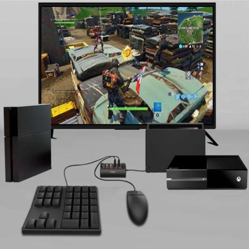 Адаптер-конвертер для клавиатуры и мыши для Nintendo Switch/Xbox One/PS4 Playstation 4 W/TURBO AUTO SET TING аксессуары для игр