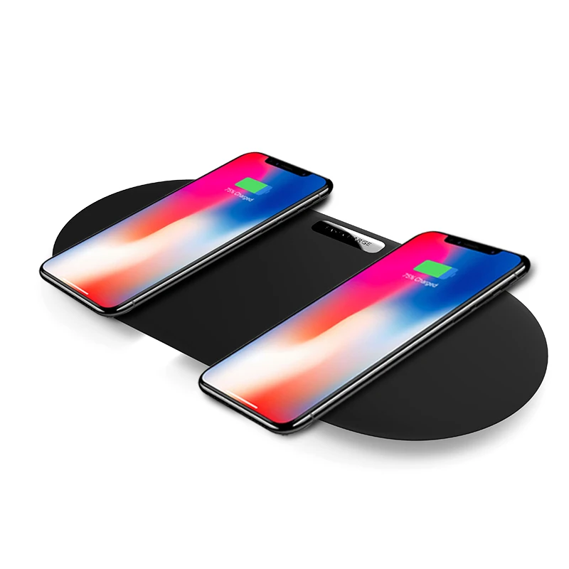 Ascromy Беспроводной Зарядное устройство станция для Apple IPhone X 8 iPhone8 XS Max samsung Galaxy S8 S9