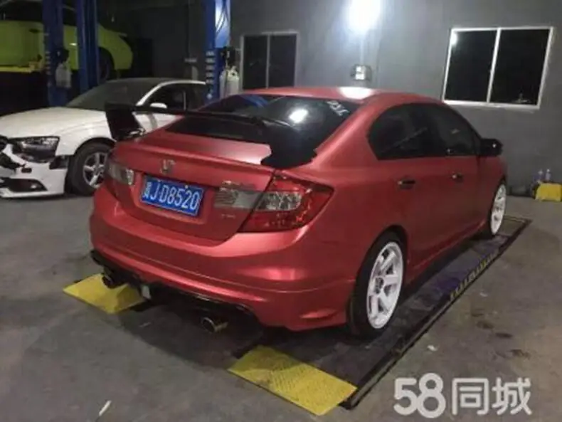 Jioyng Неокрашенный заднего крыла багажник спойлер для 12 15 Honda Civic 2012 2013 2014 2015 по EMS|trunk