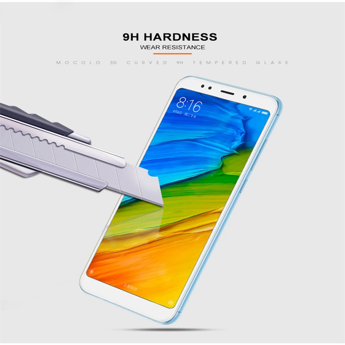 Закаленное стекло с полным покрытием для Xiaomi Redmi 6 6A 6Pro 4 4A 4X 5 5A 5Plus стеклянная