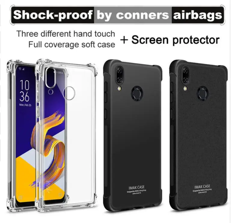IMAK для Asus zenfone 5 5z ZE620KL ZS620KL, чехол, подушка безопасности, серия, мягкая задняя крышка из ТПУ для Asus zenfone ZE620KL/ZS620KL, чехол