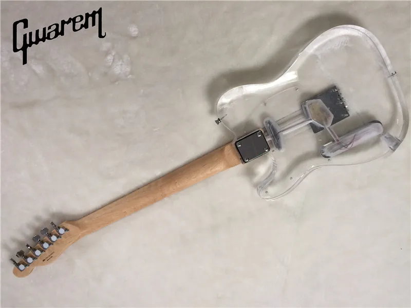 Электрогитара/Gwarem luck star tele guitar/акриловый корпус/гитара в Китае
