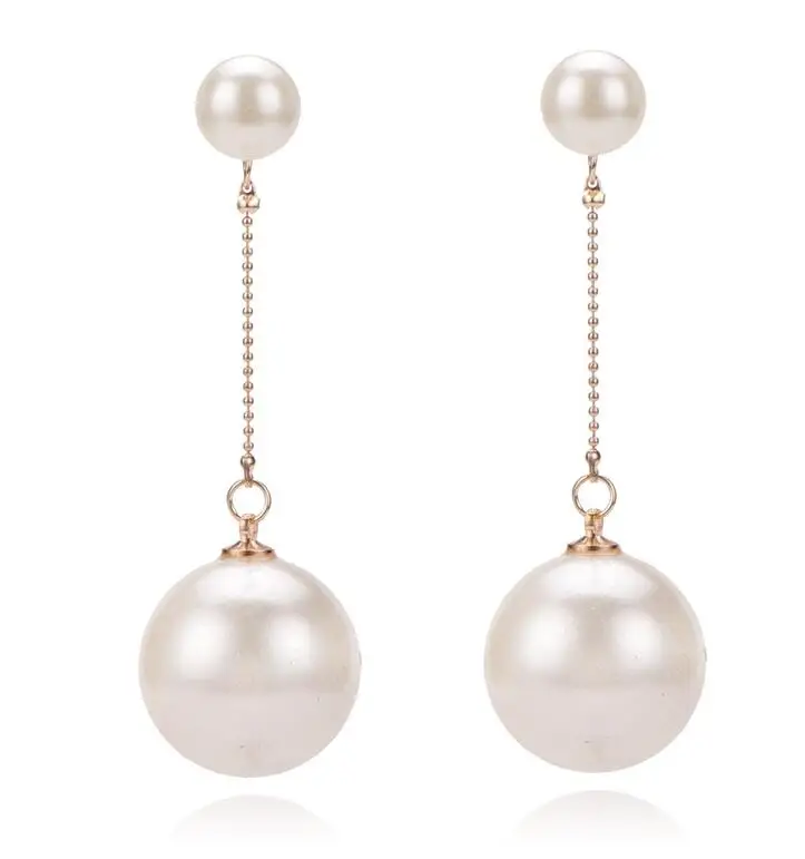 C1245 Модные серьги-капли с плюшевыми шариками для женщин, корейские Бархатные круглые длинные серьги-кисточки, подарок, ювелирные изделия, Прямая поставка - Окраска металла: C1245