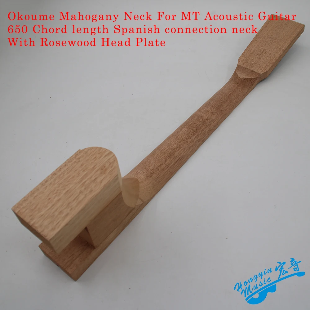 

Mahogany Okoume For Acoustic Guitar Neck Rosewood Head Plate Dovetail 650 Chord Length Semi-manufactures Neck 600*120*120mm