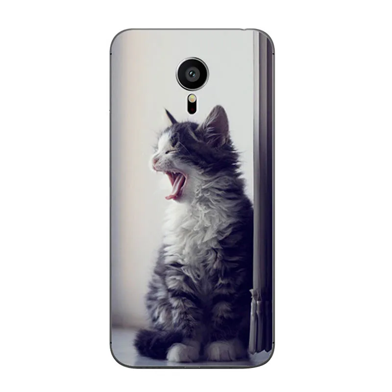 6097 5 Для Meizu MX4 MX5 MX6 Pro 5 6 Чехол для телефона M1 M2 M3 Note MEILAN E Mini Shell Прозрачный Чехол Мягкий силиконовый чехол с рисунком ленивого кота - Цвет: 6097 5