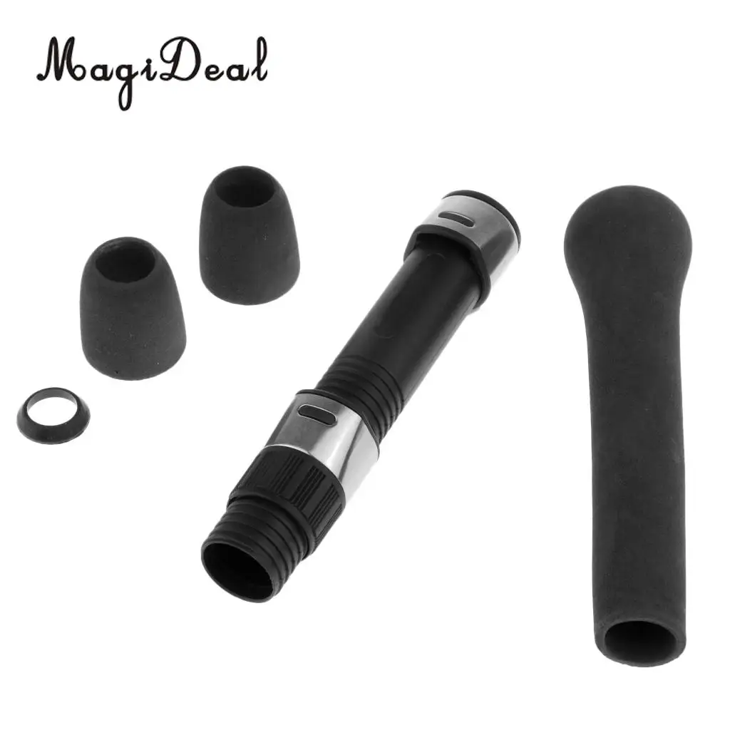 Род строительные Черный EVA спиннинг ручка для рыболовной удочки сцепление и 18 # DPS