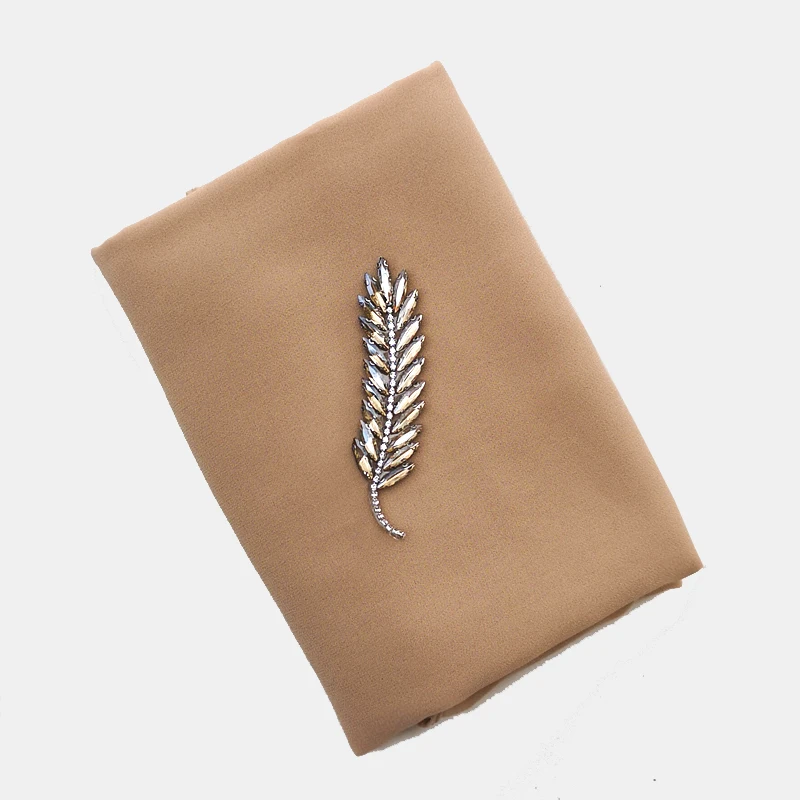 

Chiffon Muslim Hijabs Diamonds Abaya Hijab Scarf Turban Jilbab Foulard Femme Musulman Abayas for Women Headscarf Turbantes Mujer