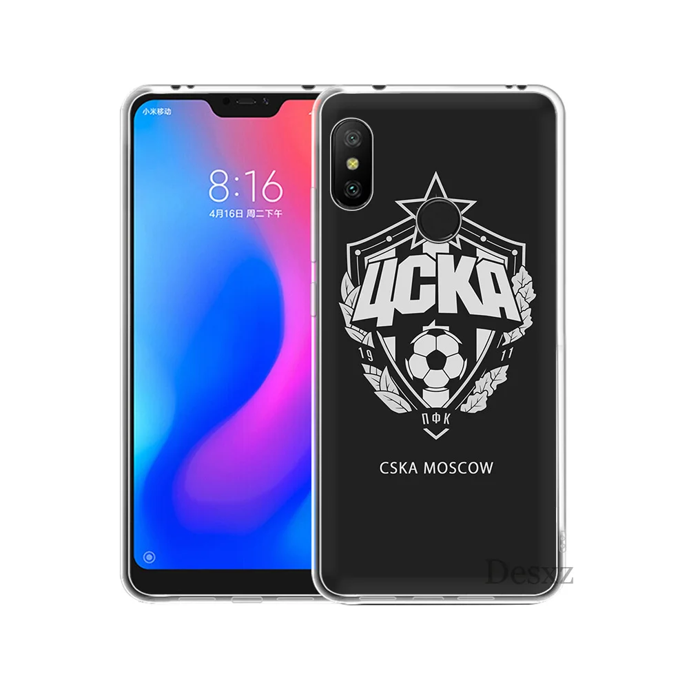 Жесткий Чехол для мобильного телефона Desxz ЦСКА МСК клуб Xiaomi Mi 5 5S 6 8 9 A1 A2 5X 6X Mix 2S F1 Lite