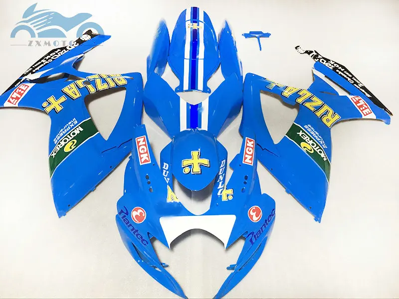 Набор обтекателей для Suzuki GSXR 600 06 07 K6 GSXR600 sport ABS набор GSXR750 2006 2007 голубой rizla|Полные