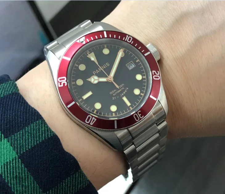 Часы мужские механические 41 мм 10 бар|watch men|watch men luminouswatch watch |