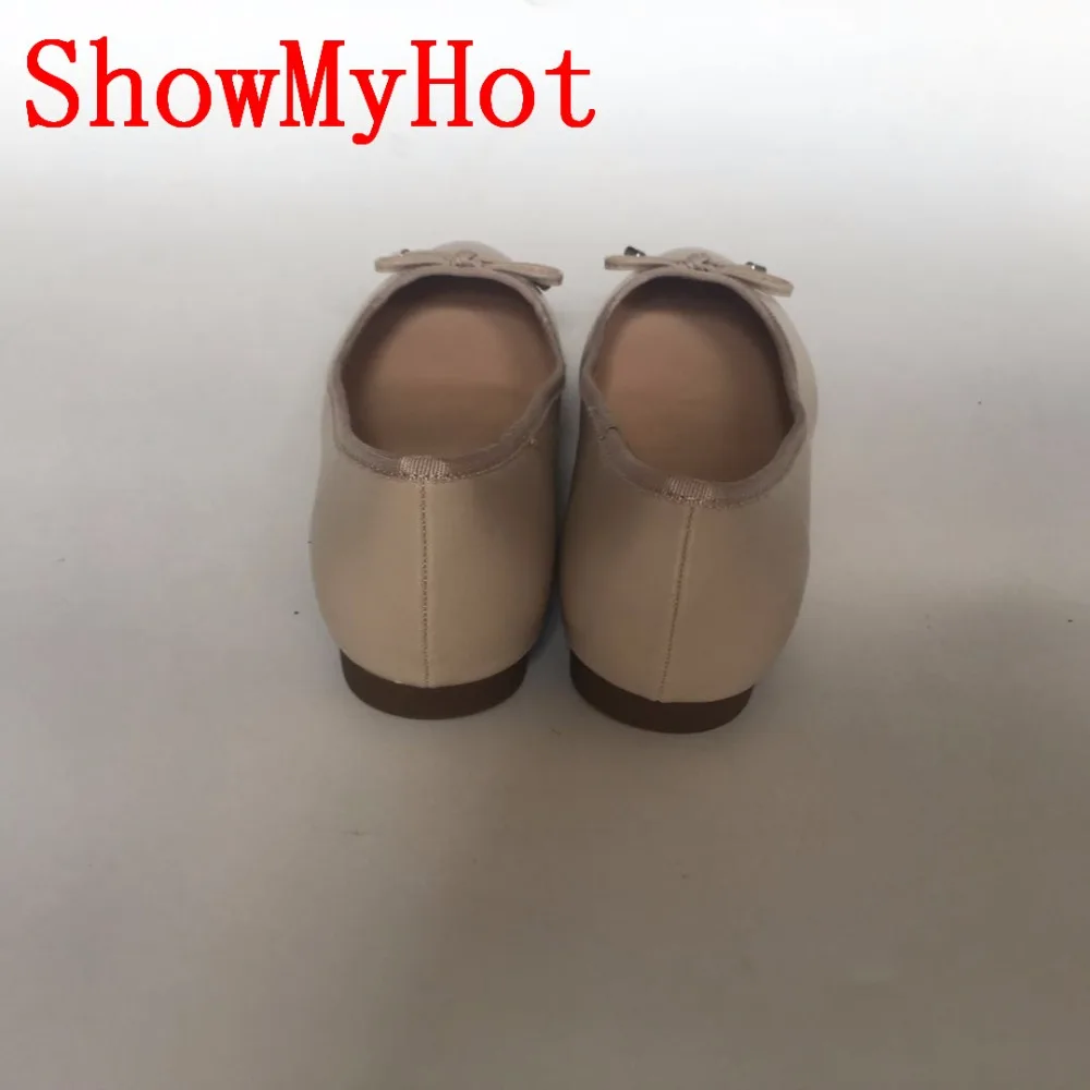 ShowMyHot/женские туфли на плоской подошве с бабочкой без застежки; туфли на плоской подошве с бантом; Туфли с круглым носком и кисточками; женские лоферы; zapatos mujer; балетки
