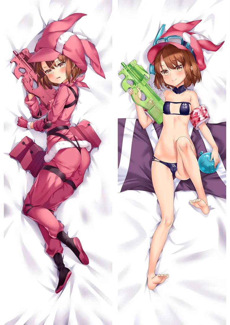 

October update Anime Sword Art Online Yuuki Asuna Shinozaki Rika Kirigaya Suguha hugging Body pillowcase Dakimakura pillow cover