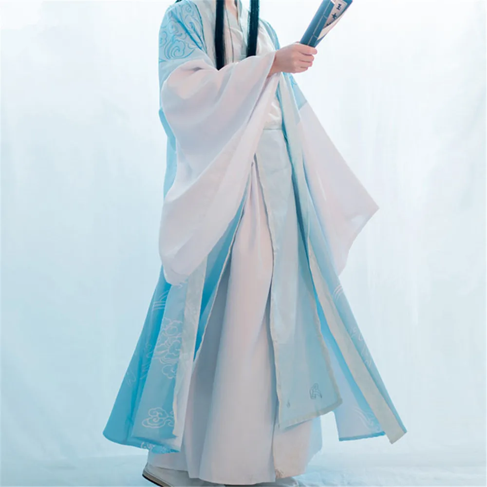 Новый аниме Lan Wangji Косплей Grandmaster of Demonic Cultivation Костюм Adult Ver. Mo Dao Zu Shi|Игровые