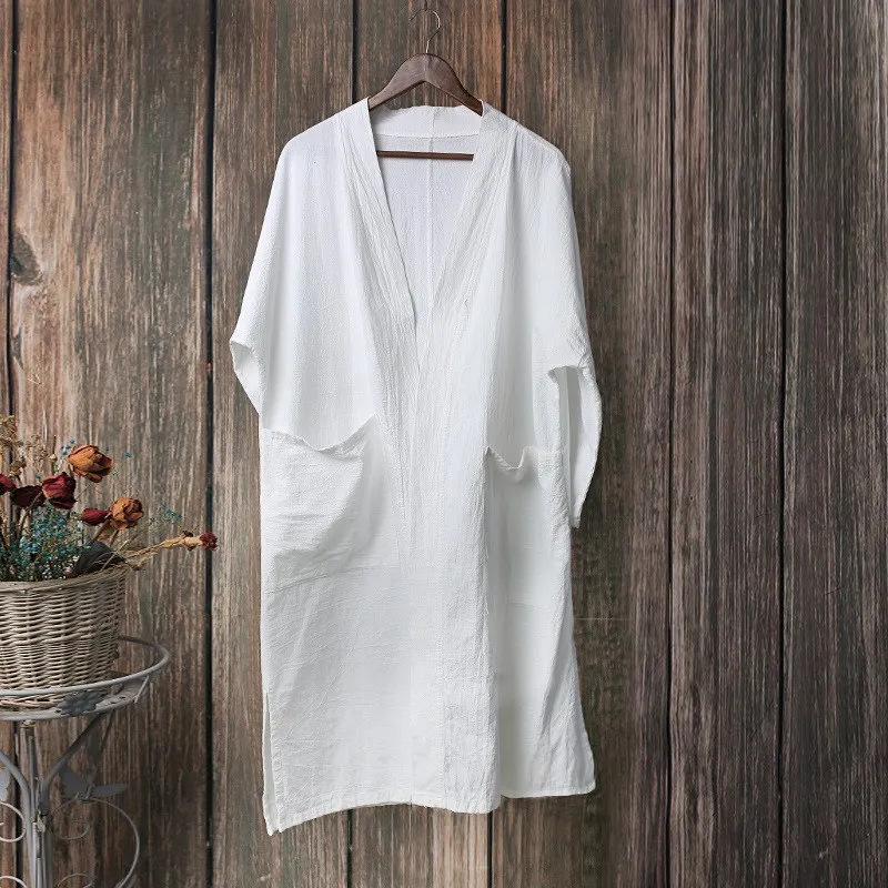 Женская длинная рубашка кимоно свободного покроя большого размера|blouse shirt women|long