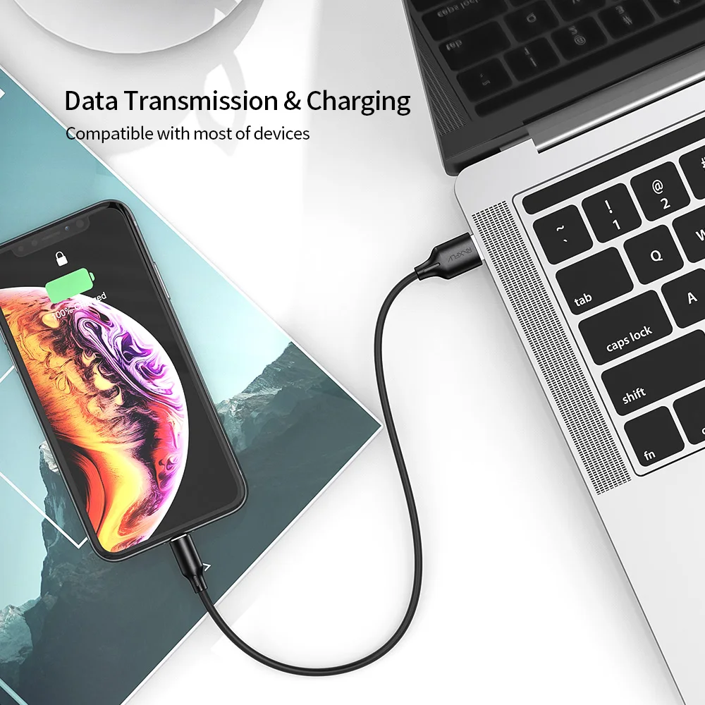 USB кабель RAXFLY для iPhone XS Max XR X быстрой синхронизации данных зарядное устройство 8 7
