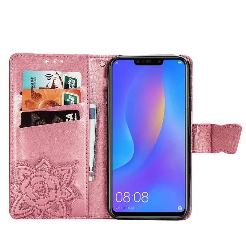 Кожаный флип чехол 3D для Huawei Honor 10 Lite V20 Mate 20 P30 P20 Pro Y5 Y7 2018 Y9 2019 P Smart Plus чехол|Бамперы|