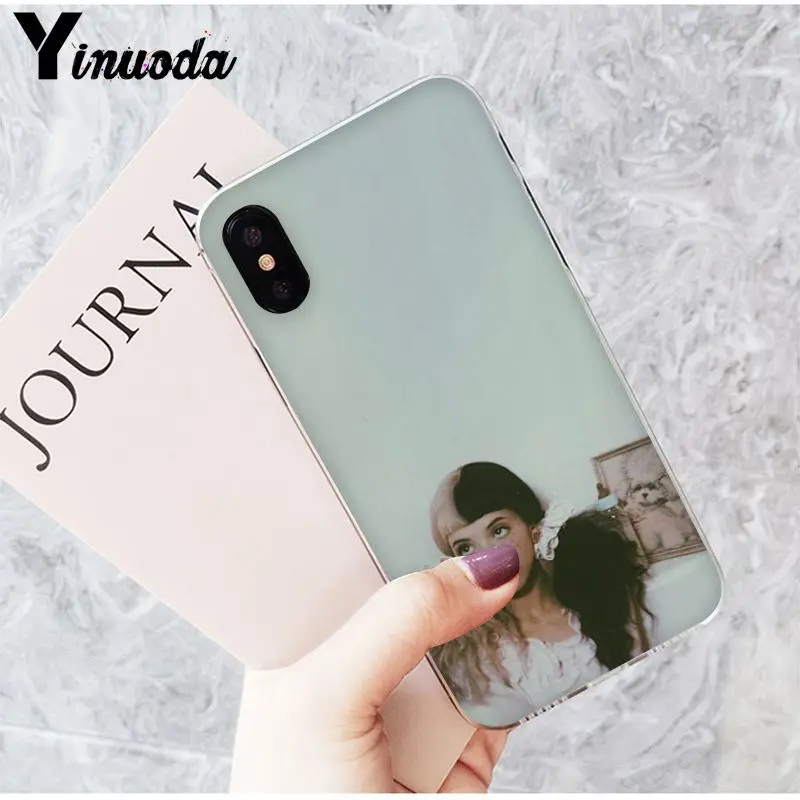 A8 Yinuoda Melanie Martinez Cry baby мягкий силиконовый черный чехол для телефона для iPhone 5 5Sx 6 7 7plus 8 8Plus X XS MAX XR - Цвет: A8