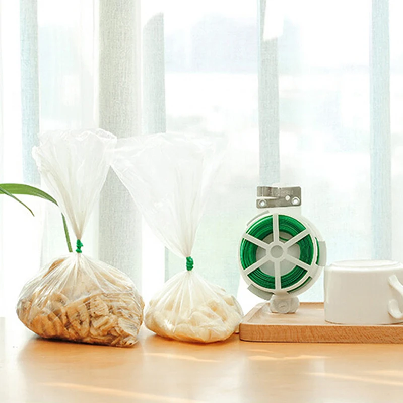 30 м зеленый Multi Функция крепкий сад завод твист галстук с Cutter/галстук кабель/Zip